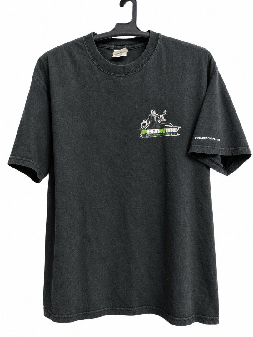 Peerwire Developers Reloaded 2004 Tech tee - The Matrix parody (Category: Tshirts & Polo Shirts ) located in Manila. Submitted by odd.mons_ (Listing ID 1467646667, Image 2). Description: - Brand/Era: Vintage 2004 Port and Company - Size: Adult XL (Regular fit, short sleeves) - Material: 100% preshrunk cotton, made in Mexico - Design: Peerwire graphics on chest and sleeve, Matrix-style digital rain with Lotusphere 2004 branding on the back - Condi