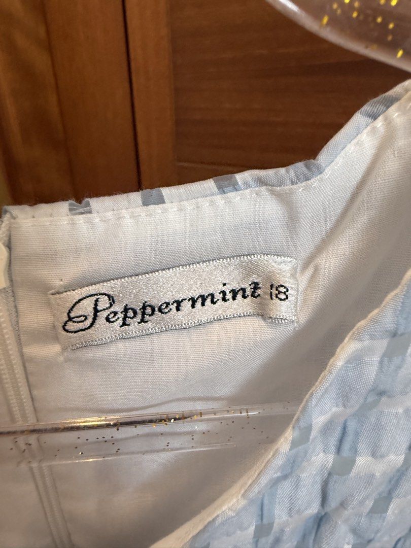 Peppermint: Dress in Blue (Category: Babies & Kids Fashion) located in Quezon City. Submitted by vpauline (Listing ID 1467621760, Image 2). Description: 10/10.