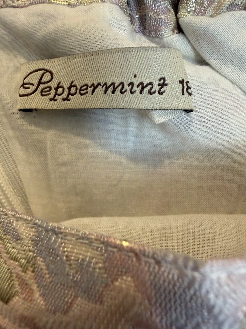 Peppermint: Dress in Metallic (Category: Babies & Kids Fashion) located in Quezon City. Submitted by vpauline (Listing ID 1467621637, Image 2). Description: 10/10.