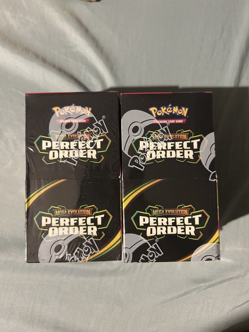 Perfect Order Half Booster Boxes (Pokemon) (Category: Card Boxes & Cases) located in Pagsanjan. Submitted by kaffeen (Listing ID 1467789118, Image 3). Description: ‼️FOR SALE: Perfect Order Half Boosters‼️ ➡️ 6200 each + SF! 📍Pagsanjan, Laguna 📞📱Open to VC 🚚 Can Meetup nearby/JNT delivery.