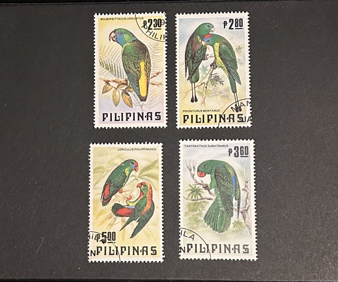 Philippine Stamps : Birds (Category: Stamps & Prints) located in Binan City. Submitted by impulsebuyer12 (Listing ID 1467795292, Image 1). Description: For collection purposes These are new but cancelled stamps.