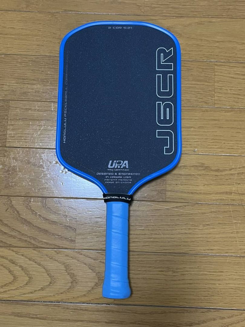 Pickleball Paddle Honolulu J6CR (Category: Racket and Ball Sports) located in Caloocan City. Submitted by letao_shopping_ph (Listing ID 1467619880, Image 2). Description: This is a high-performance paddle designed for competition, a USA Pickleball-approved J6CR model. - Brand: Honolulu Pickleball Company - Model Name: J6CR Endurance Surface - Color: Blue - Approved: USA Pickleball Approved I purchased this from PICKLBALL ONE STORE in September 20