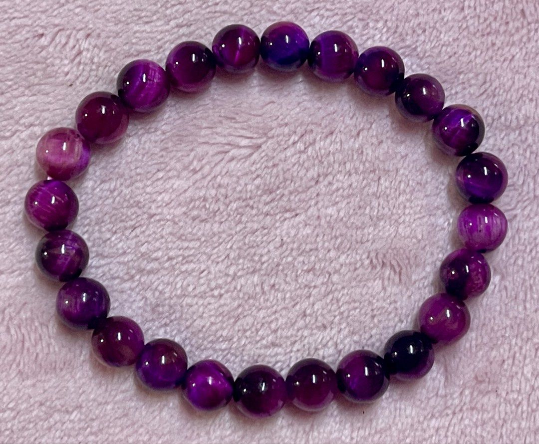 Pink Tiger Eye Bracelet 8mm (Category: Bracelets) located in Manila. Submitted by Crystal_Oracle (Listing ID 1467643658, Image 2). Description: A stone of protection, Tiger Eye may also bring good luck to the wearer. It has the power to focus the mind, promoting mental clarity, assisting us to resolve problems objectively and unclouded by emotions. Particularly useful for healing psychosomatic illnesses, dispelling fear and anxiety. Useful for re