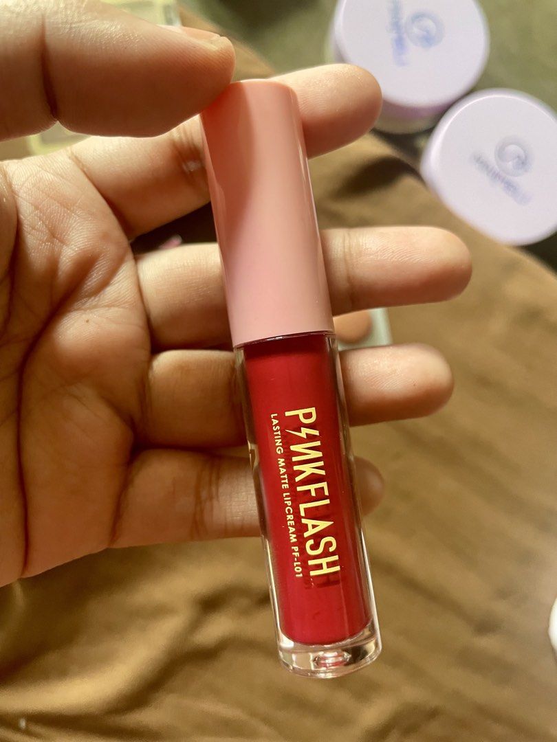 Pinkflash Lipstick Swatched (Category: Makeup) located in Rizal. Submitted by massivedecluttering (Listing ID 1467645472, Image 1). Description: .
