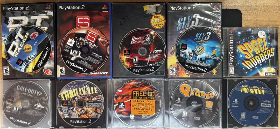PlayStation Games Bundle (NTSC-U/C) (Category: PlayStation) located in Taytay. Submitted by liekoi08 (Listing ID 1464893274, Image 1). Description: NOTE: FOR SALE. Selling a pre-loved collection of retro classic original PlayStation games. This collection is specifically for rookies, casual classic PlayStation players, hobbyists, enthusiasts, anyone looking for NTSC-U/C games, and test games for their PS1, PS2 and PS3 systems as well as those who