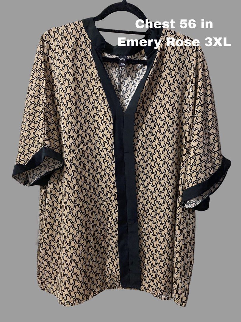 PLUS SIZE 5XL BROWN BLACK BLOUSE (Category: Others Tops) located in Caloocan City. Submitted by kayekimnew (Listing ID 1467690635, Image 1). Description: WHAT YOU SEE IS WHAT YOU GET USED A FEW TIMES - NO LOWBALLING IF YOU’RE A SENSITIVE BUYER PLEASE DO NOT PUSHTHROUGH PRICE DOES NOT INCLUDE SHIPPING FEE YET PAYMENT VIA MARIBANK/ GCASH SHIPPING VIA J&T ONLY NO SAME DAY DELIVERY.