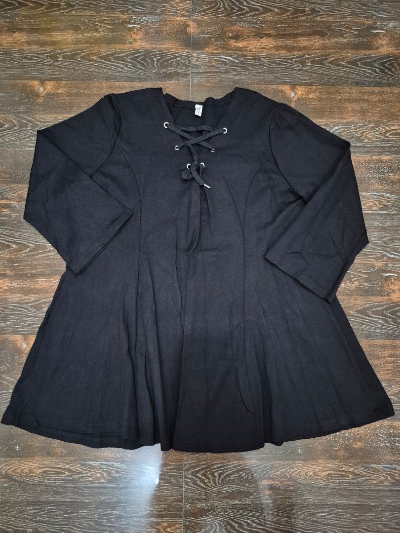Plus Size Black Dress (Category: Dresses) located in Santa Cruz. Submitted by deenem (Listing ID 1467621554, Image 2). Description: Like New😍👌 No flaws👌 XXXL on Tag (Measurements laid flat in inches) Bust:22 Armhole:11 Lenght: 32 Stretchable Bagsak ang Tela.