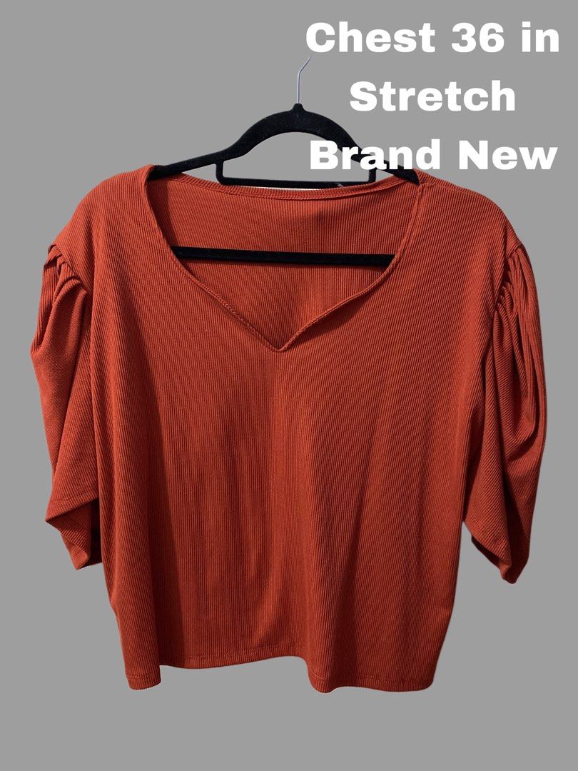 PLUS SIZE XL BURNT ORANGE CROP BLOUSE/ TOP (Category: Blouses) located in Caloocan City. Submitted by kayekimnew (Listing ID 1467689249, Image 1). Description: WHAT YOU SEE IS WHAT YOU GET USED ONCE - NO LOWBALLING IF YOU’RE A SENSITIVE BUYER PLEASE DO NOT PUSHTHROUGH PRICE DOES NOT INCLUDE SHIPPING FEE YET PAYMENT VIA MARIBANK/ GCASH SHIPPING VIA J&T ONLY NO SAME DAY DELIVERY.