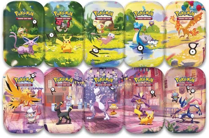 Pokemon TCG 30th Celebration Mini Tin - Random Design (Category: Card Boxes & Cases) located in Makati City. Submitted by ela012 (Listing ID 1467715583, Image 1). Description: Pokémon TCG: 30th Celebration Mini Tin. Each Mini Tin contains: • 2 Pokémon TCG: 30th Celebration booster packs • 1 sticker sheet • 1 matching art card Important: This listing is for ONE Mini Tin. Language: English Condition: Brand new.