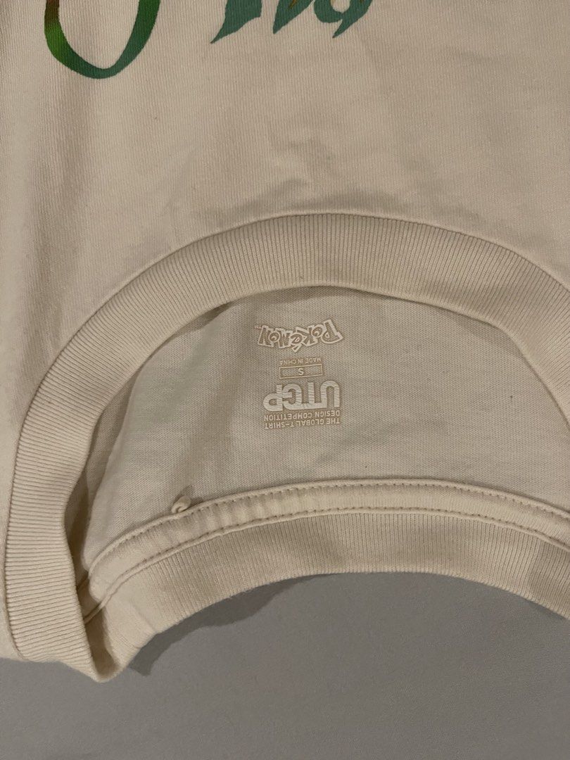 Pokemon x uniqlo tshirt (Category: Shirts) located in Quezon City. Submitted by booktt (Listing ID 1467717458, Image 3). Description: with stain at back, parang not removeable pokemon tshirt eevee.