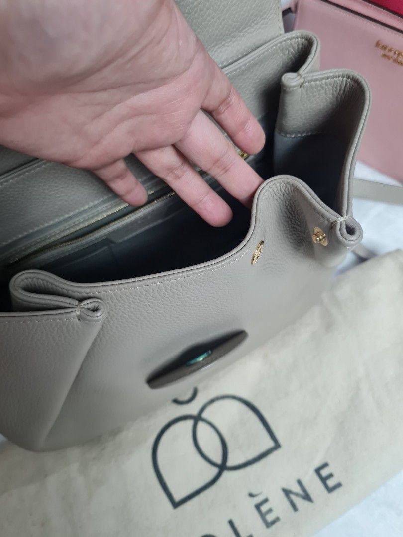 Polene bag (Category: Luxury Bags & Wallets) located in Quezon City. Submitted by luli_18 (Listing ID 1467736873, Image 2). Description: Numero Un this is large in textured grey / taupe original with dust bag preloved in excellent condition Project 8, QC or Mandaluyong.