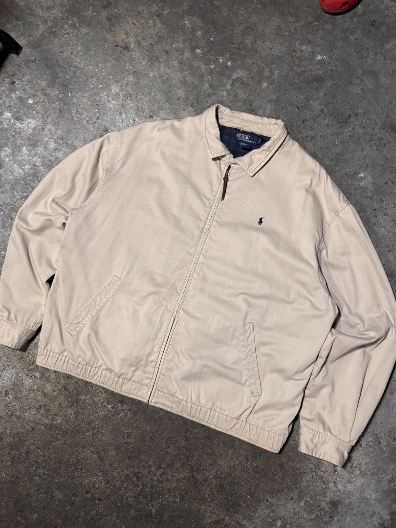 Polo Ralph Lauren Harrington Jacket (Category: Coats, Jackets and Outerwear) located in Pasig City. Submitted by dripthrift1600 (Listing ID 1467737837, Image 1). Description: - Ralph Lauren Harrington Jacket - Good Condition - Needwash - Issue: Yellow stain - sizes: XL - Dimes: 29x29.