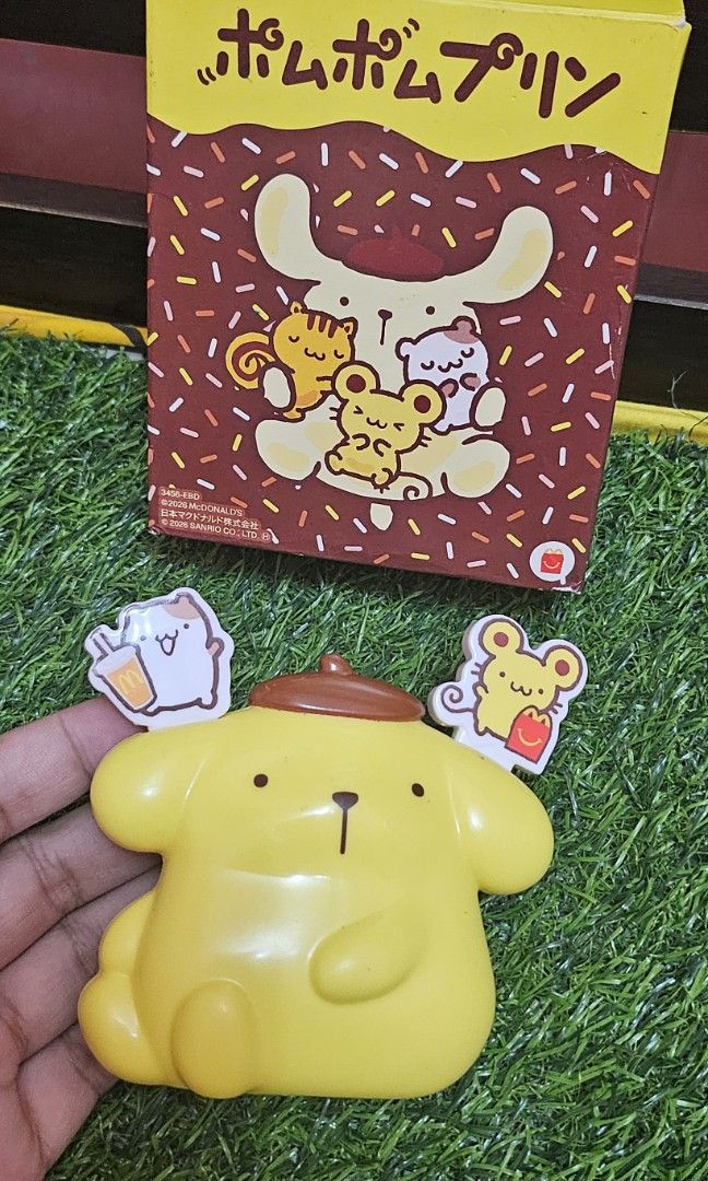Pompompurin mcdo (Category: Kids Toys) located in Umingan. Submitted by liezelsona48963 (Listing ID 1467632886, Image 1). Description: pompompurin forks frm japan mop gcash.