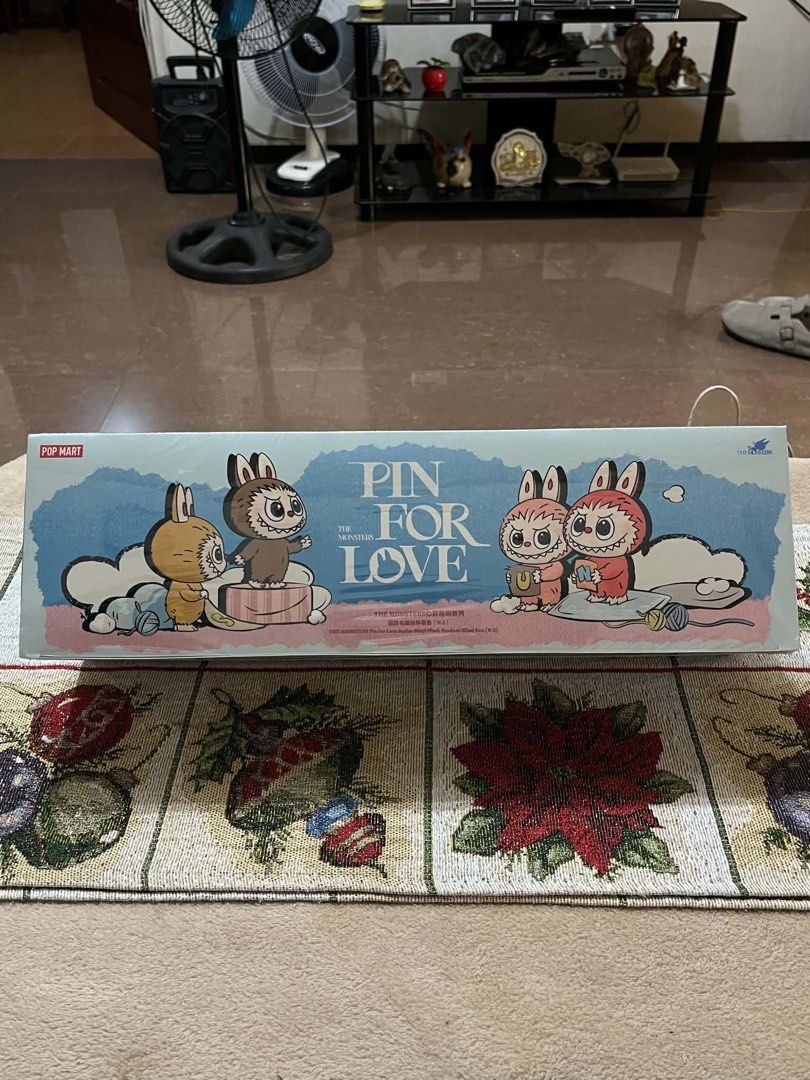 POP MART THE MONSTERS Pin For Love (Category: Designer & Blind Box Toys) located in Quezon City. Submitted by ryyshii (Listing ID 1467722886, Image 1). Description: POP MART THE MONSTERS Pin for Love - negotiable - whole blind box set - brand new and sealed in original plastic wrapping - via lalamove delivery or meet up pm me for details!.