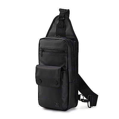 Porter International Black Sling Bag (Category: Sling Bags) located in Iloilo. Submitted by fromthebins.ilo2 (Listing ID 1467751222, Image 2). Description: - Brand: Porter International - Color: Solid Black - Material: Durable, structured nylon - Compartments: Main compartment with multiple interior/side zip pockets - Exterior Pockets: Front flap pocket with snap buttons and an extra zip pouch - Strap: Adjustable shoulder strap with sturdy hardwa