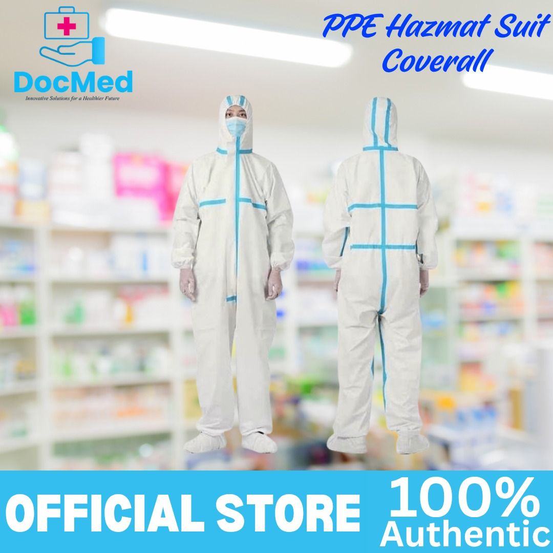 PPE HAZMAT SUIT | DISPOSABLE COVERALL SUIT (Category: Medical Supplies & Tools) located in Caloocan City. Submitted by zeezee.stone (Listing ID 1467665555, Image 2). Description: .