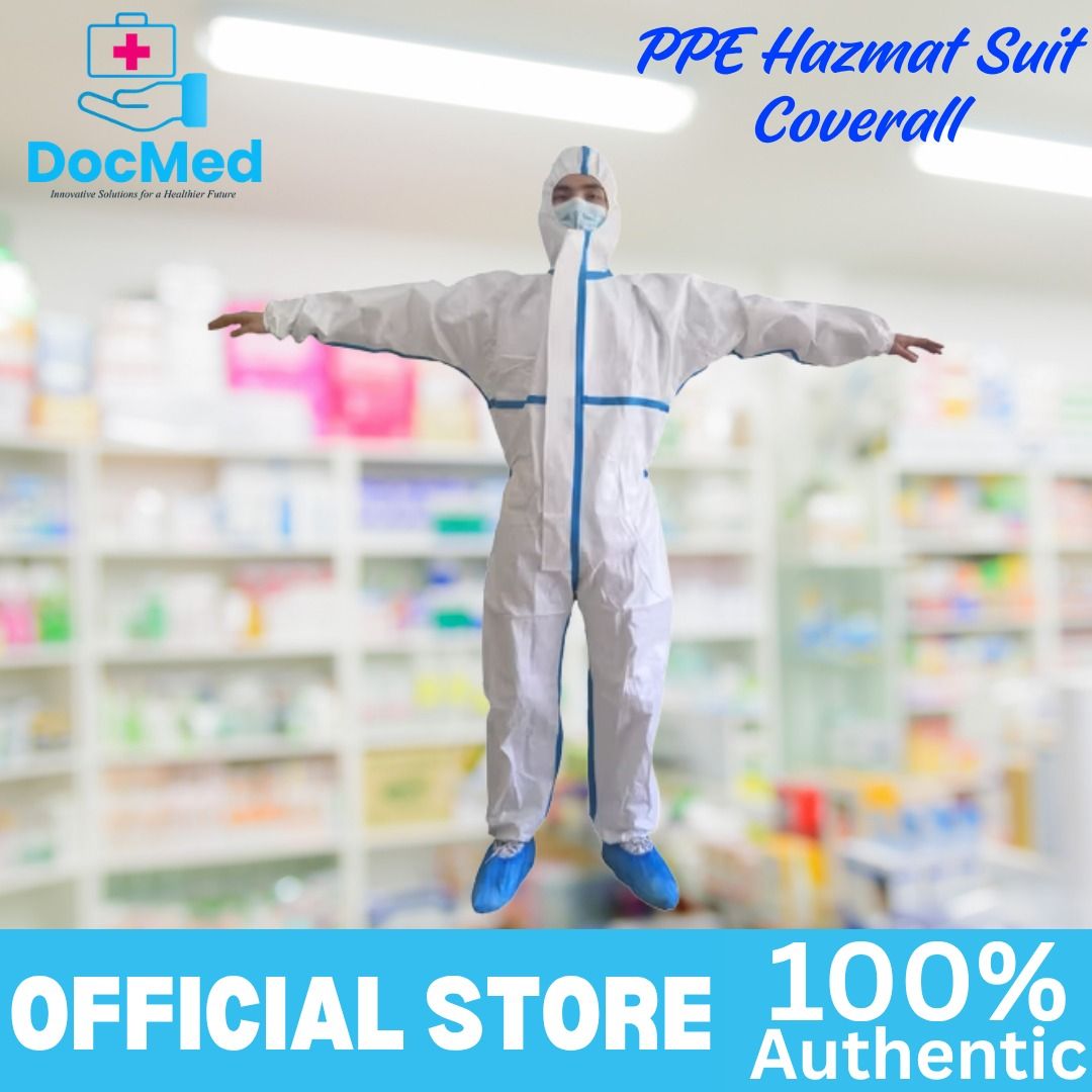 PPE HAZMAT SUIT | DISPOSABLE COVERALL SUIT (Category: Medical Supplies & Tools) located in Caloocan City. Submitted by zeezee.stone (Listing ID 1467665555, Image 1). Description: .