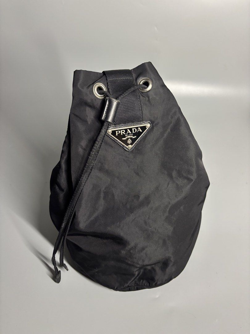 Prada Bucket Sling Bag (Category: Sling Bags) located in Cavite. Submitted by playerscollection (Listing ID 1467691116, Image 1). Description: Prada Bucket Sling Bag Authentic Excellent condition .