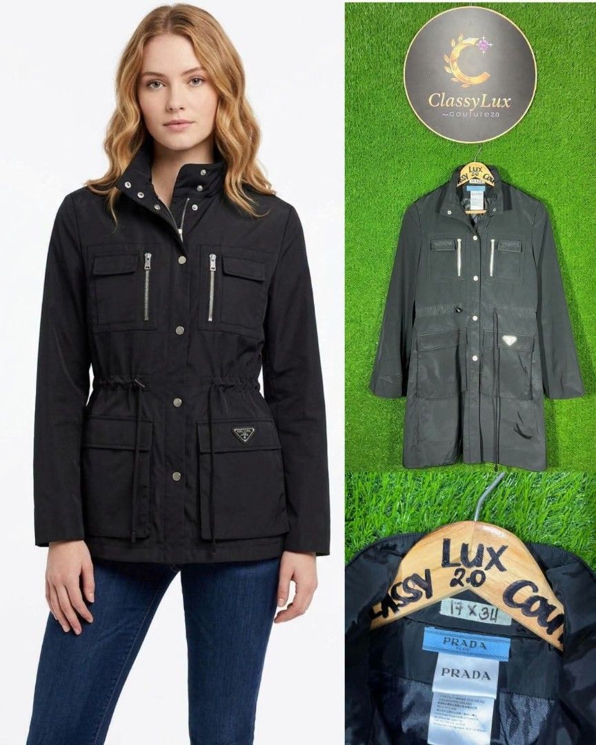 prada long jacket (Category: Luxury Apparel) located in San Jose del Monte. Submitted by luxurygarments (Listing ID 1467717658, Image 1). Description: .