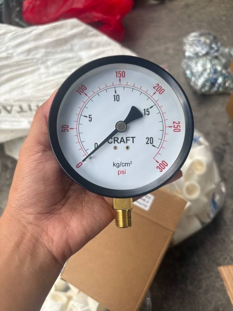 pressure gauge Specs: 300psi (Category: Construction Tools & Equipment) located in Manila. Submitted by joeyroque09 (Listing ID 1467610287, Image 1). Description: pressure gauge Specs: 300psi.