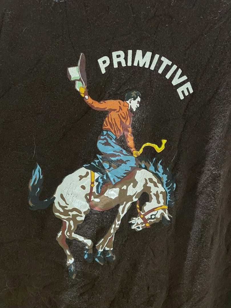 PRIMITIVE SKATEBOARDING (Category: Tshirts & Polo Shirts ) located in Caloocan City. Submitted by vntgxlocalsph (Listing ID 1467731307, Image 3). Description: ISSUE : CRACK PRINTS DIMES : 19x26 BEST FIT SMALL.