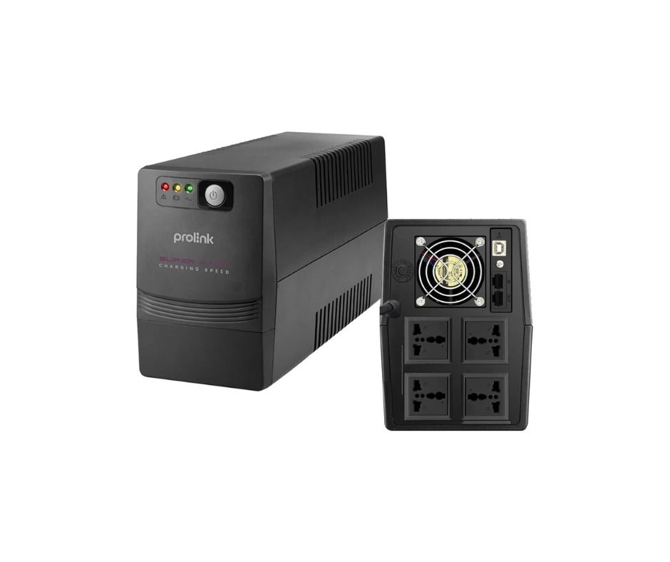 PROLINK PRO1501SFCU LINE INTERACTIVE UPS (Category: Office & Business Technology) located in Caloocan City. Submitted by wildowl.a9e81b (Listing ID 1467686602, Image 1). Description: PROLINK PRO1501SFCU LINE INTERACTIVE UPS Reliable power protection for computers and essential equipment. Capacity: 1500VA / 900W Type: Line Interactive UPS with Built-in AVR Sockets: 4 Universal Output Sockets Battery: 2 × 12V / 10Ah Features: True Rated | Super-Fas