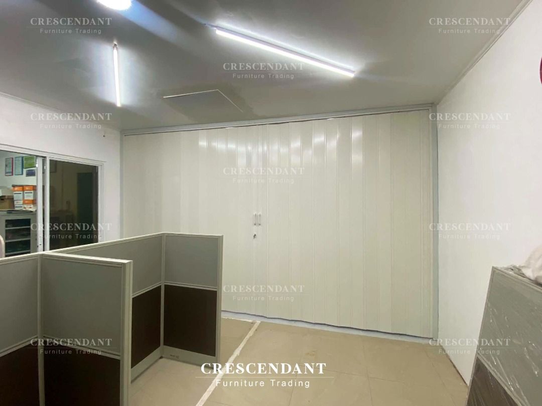 PVC ACCORDION SPLIT TYPE FOLDING DOOR (Category: Office Furniture & Fixtures) located in Pasig City. Submitted by abicft (Listing ID 1467642255, Image 3). Description: (THE PRICE IS FOR POSTING PURPOSES ONLY) CUSTOMIZE ACCORDION FOLDING DOOR Custom-color, measurement 📌FREE QUOTATION! 📌FREE SITE VISIT & FREE ESTIMATE within Metro Manila 📌FREE 2D AND 3D LAYOUT or you can send us your measurement/layout. 📍Other products: ✅Office Partition ✅Steel