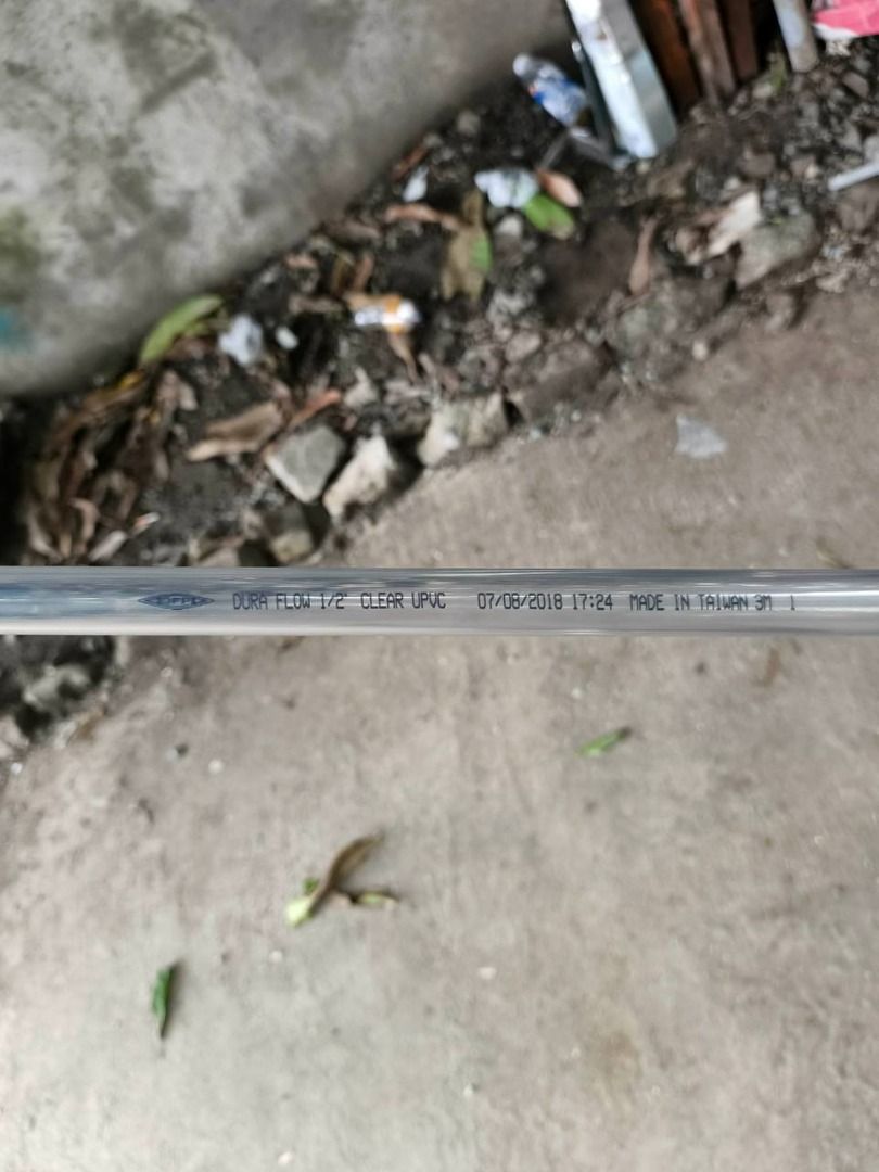 Pvc Clear Pipe Specs: 1/2 x 3mts (Category: Everything Else Others) located in Manila. Submitted by 09171479278_elsie. (Listing ID 1467642410, Image 3). Description: Pvc Clear Pipe Specs: 1/2 x 3mts.