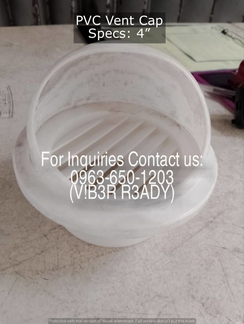 pvc vent cap 4" (Category: Other Home Furniture) located in Manila. Submitted by ramoseliza33488 (Listing ID 1467655204, Image 1). Description: .