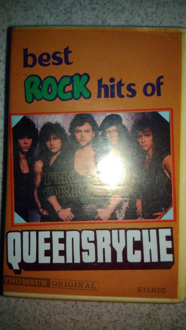 Queensryche Best Rock Hits Cassette Tape (Category: CDs & DVDs) located in Makati City. Submitted by julz2026 (Listing ID 1467700193, Image 1). Description: -Price is fixed - Saudi tape with inlay and transparent casing - Very good condition.