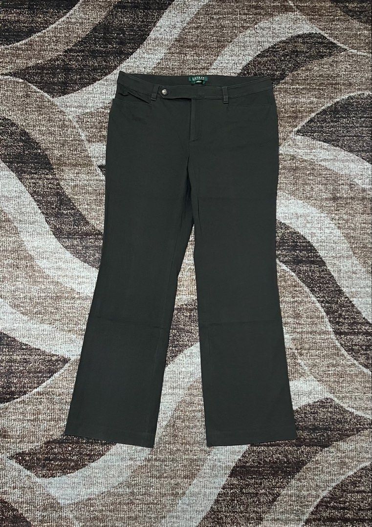 Ralph Lauren "Adelle" Pants (Category: Jeans) located in Rizal. Submitted by ithriftph_ (Listing ID 1467720398, Image 1). Description: 🔻 Details 🔻 Ralph Lauren "Adelle" Pants Women Semi-Baggy / Flared fit Authentic Comeplete Tags Waistline: 34" Length: 40.5" Thigh: 10" Leg hole: 9" Color rate: 9/10 Condition: 8/10 Issue: dot marks, see last pic (barely noticeable) Price: 500 pesos Reminders: Color may vary due to lighting and your screen resolu