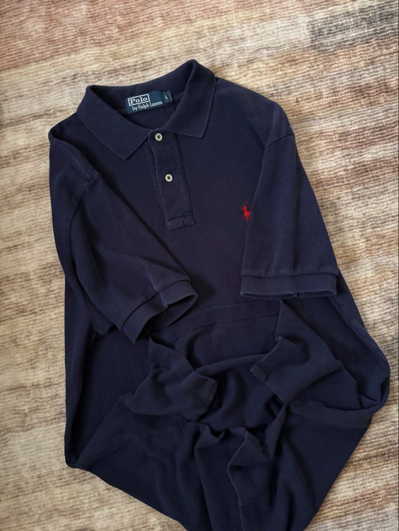 Ralph Lauren Dark Navy Poloshirt (Category: Tshirts & Polo Shirts ) located in Antipolo. Submitted by thearchivesproject (Listing ID 1467645437, Image 3). Description: 8/10 cond 21.5 width 30 length .