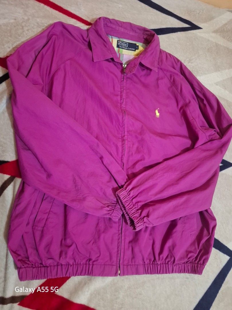 RALPH LAUREN HARRINGTON JACKET (Category: Coats, Jackets and Outerwear) located in Antipolo. Submitted by goldentiger-ac44 (Listing ID 1467623131, Image 2). Description: RALPH LAUREN HARRINGTON JACKET VINTAGE DATED MANUFACTURED JANUARY 1992 SIZE LARGE DIMENSIONS 25 BY 27 GOOD CONDITION ONLY SIGN OF USAGE PRICE 2K ANTIPOLO CITY LOCATION.