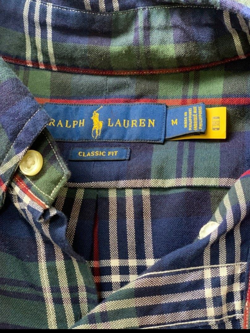 RALPH LAUREN PLAID LONG SLEEVES (Category: Formal Shirts) located in Cagayan de Oro. Submitted by cortesjosh81 (Listing ID 1467838464, Image 2). Description: free sf pm more details.