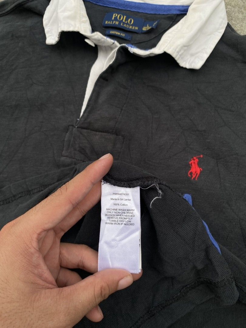 RALPH LAUREN RUGBY POLO (Category: Tshirts & Polo Shirts ) located in Manila. Submitted by lunaras_declutter (Listing ID 1467718648, Image 3). Description: LARGE EXCELLENT CONDITION 9.5 COLOR RATE NEED WASH ONLY.