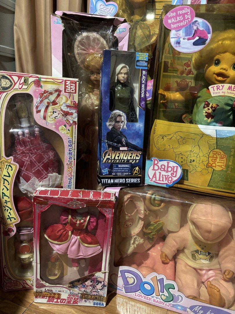 Random items (Category: Announcements) located in Santa Rosa. Submitted by aljeanshop (Listing ID 1467775614, Image 2). Description: TAKE ALL! 🩷‼️ ✨ 11 PCS — OPEN TO OFFERS! ✨ Please note that all items are sold AS IS. Some boxes are no longer in the best condition. All items are from my personal collection, but they haven’t been properly maintained and have been stored in the playroom for quite some time. Please manage your expectations and che
