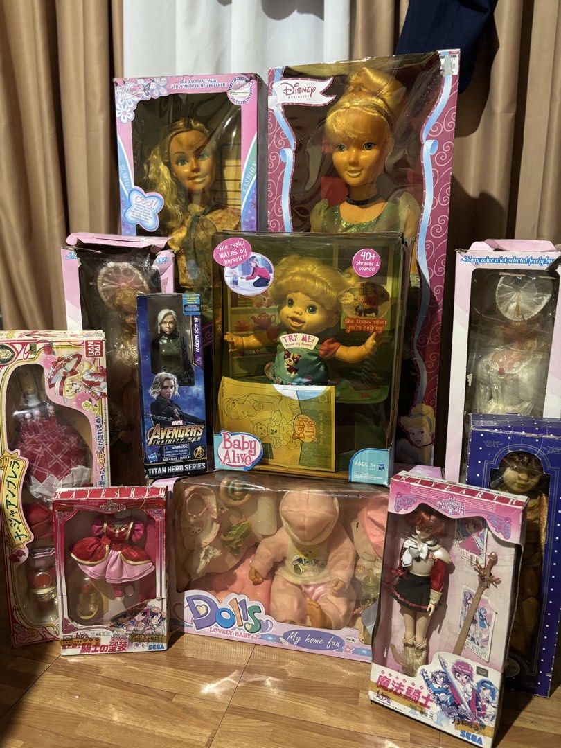 Random items (Category: Announcements) located in Santa Rosa. Submitted by aljeanshop (Listing ID 1467775614, Image 1). Description: TAKE ALL! 🩷‼️ ✨ 11 PCS — OPEN TO OFFERS! ✨ Please note that all items are sold AS IS. Some boxes are no longer in the best condition. All items are from my personal collection, but they haven’t been properly maintained and have been stored in the playroom for quite some time. Please manage your expectations and che