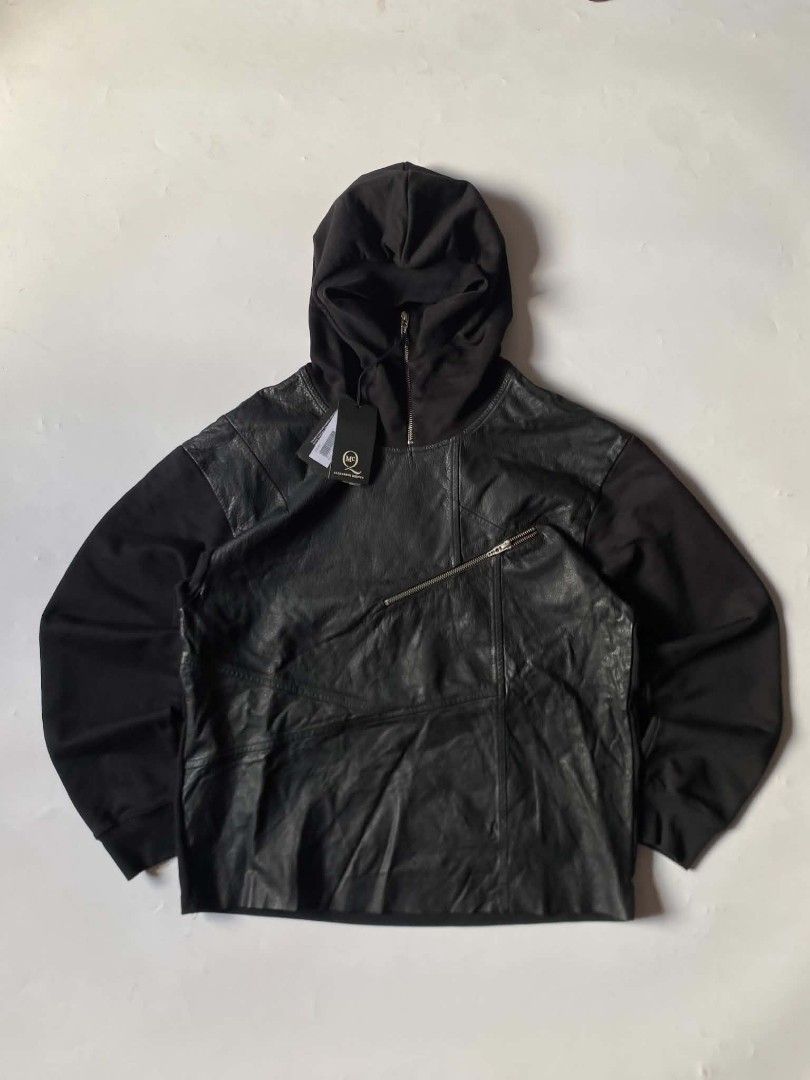 Rare alexander mcqueen (Category: Coats, Jackets and Outerwear) located in Baguio. Submitted by dapper_deals (Listing ID 1467717582, Image 1). Description: Rare Alexander Mcqueen Leather Balaclava hoddie Jacket Dimentions: Length - 26 Width - 21 Shoulder - 22 Sleeves - 24.