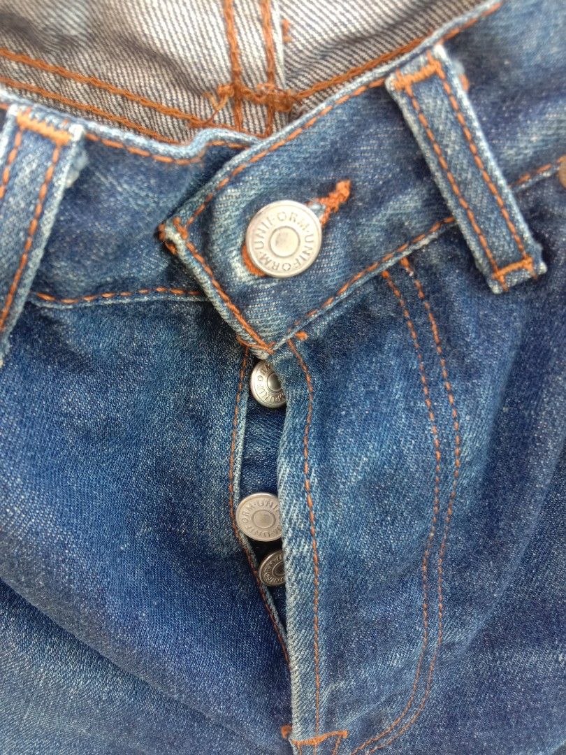 Rare Vintage UNIFORM buttonfly jeans (Category: Jeans) located in Baguio. Submitted by oliviapreloved100620 (Listing ID 1467617799, Image 2). Description: Hard to find collectors item.