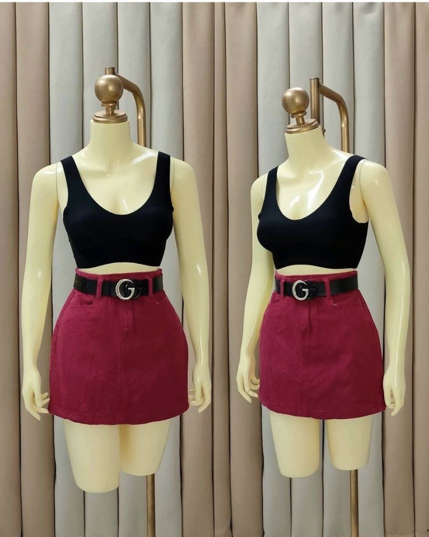 Red denim skirt (Category: Skirts) located in Manila. Submitted by wearmine2.0 (Listing ID 1467715008, Image 1). Description: Size 25-26 Lenght: 16 Thrifted from IG shop •You can message me if you’d like to see more or actual photos. • This is my second account. My original account (@wearmine) is currently inaccessible as I lost my registered number and can’t receive the verification code. You can still check it for more positive reviews. • Lalam
