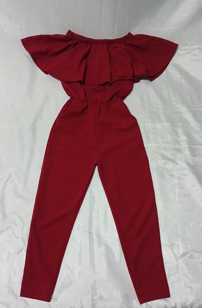 Red jumpsuit (Category: Jumpsuits) located in Taguig. Submitted by miss_rein (Listing ID 1467653181, Image 2). Description: .