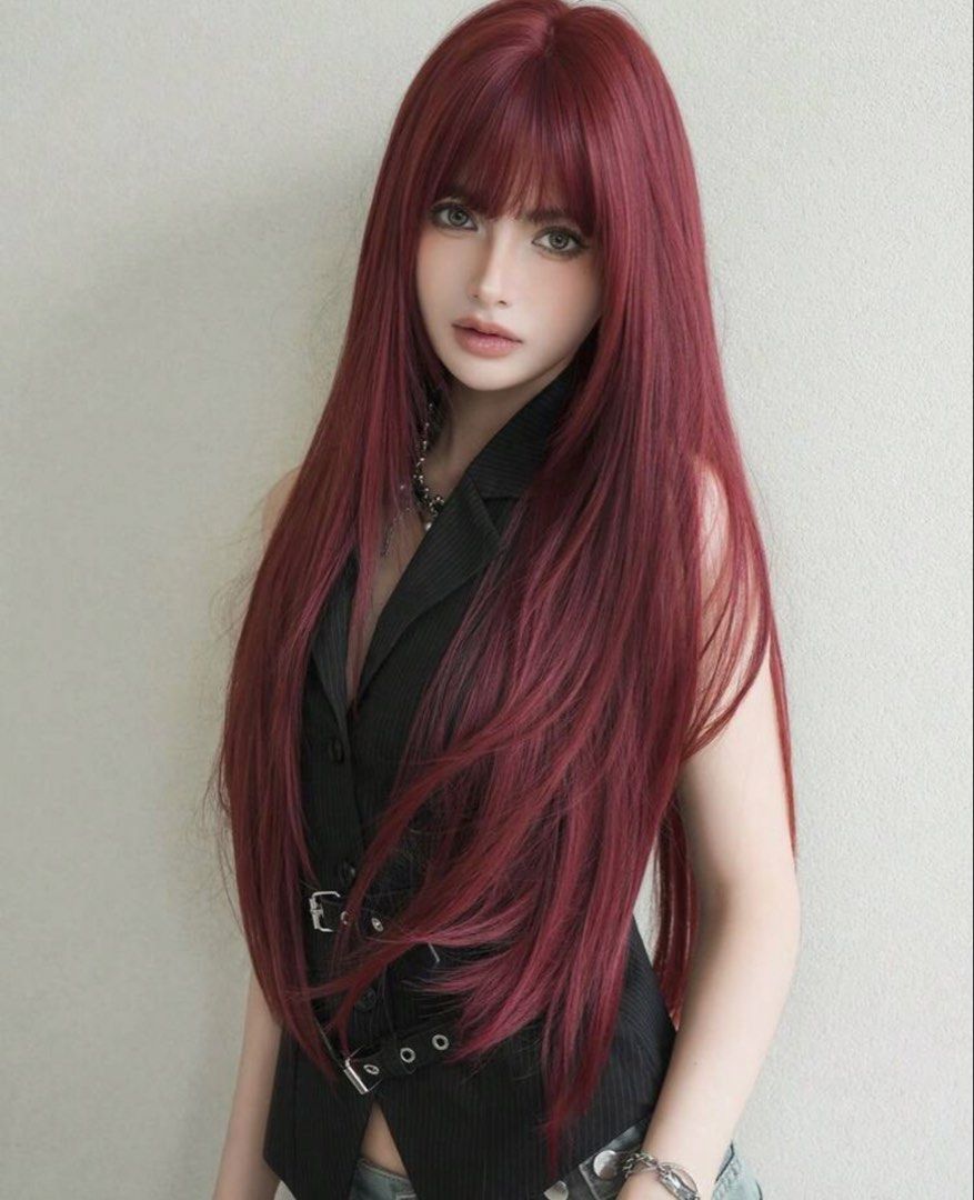Red straight wigs (Category: Hair Accessories) located in Quezon City. Submitted by ava_ghail (Listing ID 1467808606, Image 1). Description: Realistic wigs .