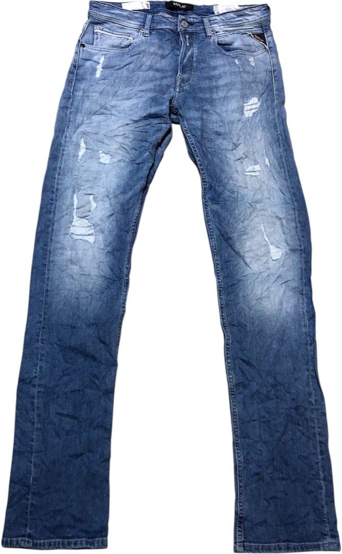 REPLAY GROVER DENIM SPANDEX (Category: Jeans) located in General Trias. Submitted by gracesabel55302 (Listing ID 1467719599, Image 2). Description: REPLAY GROVER DENIM SPANDEX SIZE….32-34 LENGTH…42.5 LEGHOLE…7 PRICE..₱580.