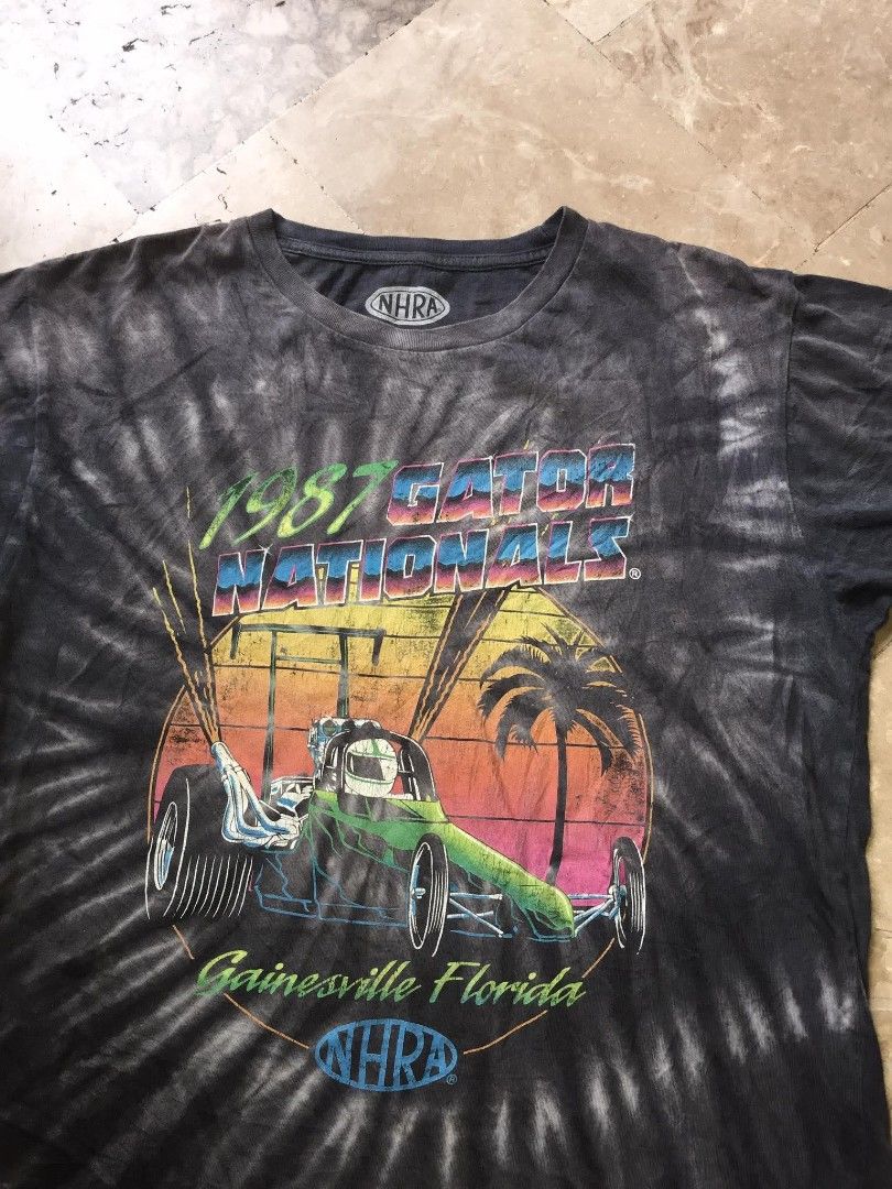 Retro 1987 Gator Nationals NHRA Tshirt Medium (Category: Tshirts & Polo Shirts ) located in Naga. Submitted by bonethugz1822 (Listing ID 1467738825, Image 2). Description: Verygood condition No issues Medium 350+sf.