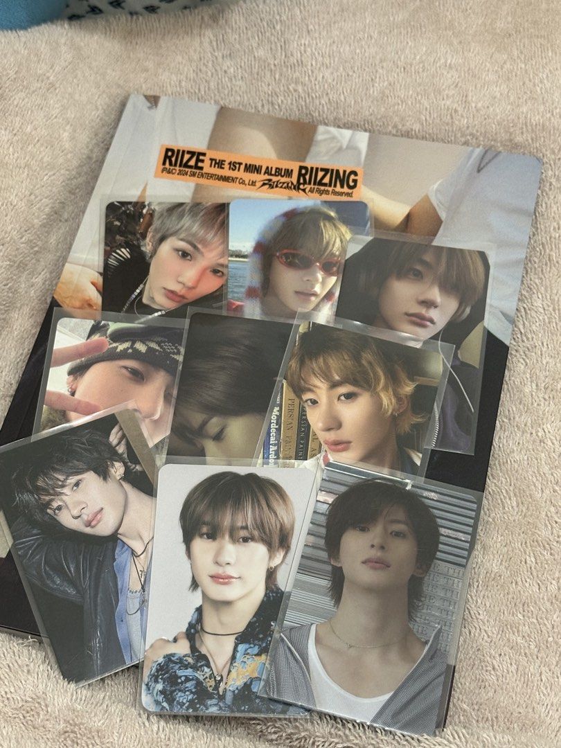 Riize Anton Photocards (Category: K-Wave Merchandise) located in Manila. Submitted by lovablealv (Listing ID 1467778787, Image 1). Description: wts lfb ph! riize photocards w/ album set (mostly anton) – ₱1100 + lsf (can go 1050 if PAYO) – sold as set # wts lfb pc riize anton shotaro album Steal price! reply (ill dm) or dm if interested!.