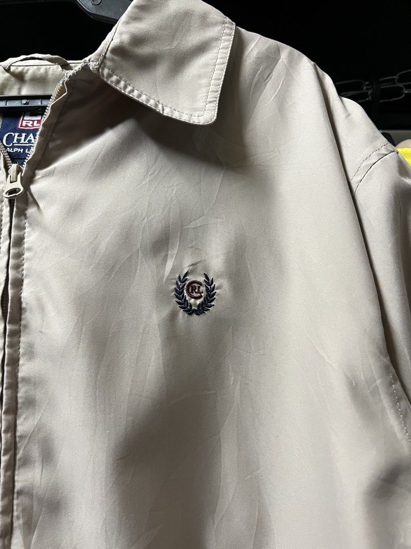 RL Ralph Lauren Chaps harrington jacket khaki (Category: Coats, Jackets and Outerwear) located in Muntinlupa City. Submitted by ninenine.collective (Listing ID 1467608069, Image 3). Description: RL Ralph Lauren Chaps harrington jacket khaki - 26/28 color rate 10/10 issue - tinanggal yung sa may collar .