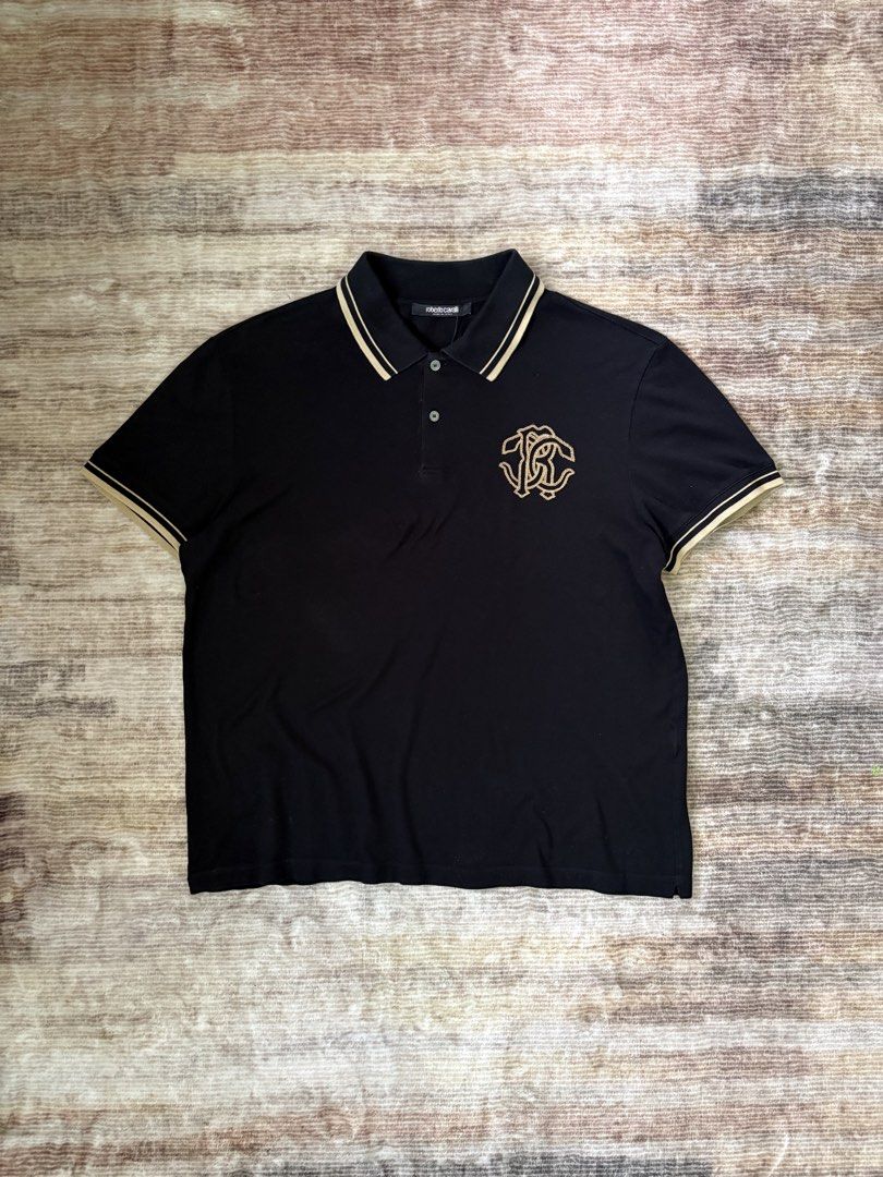 Roberto Cavalli Logo Poloshirt (Category: Tshirts & Polo Shirts ) located in Antipolo. Submitted by thearchivesproject (Listing ID 1467649621, Image 2). Description: 21.5 width 26 length.