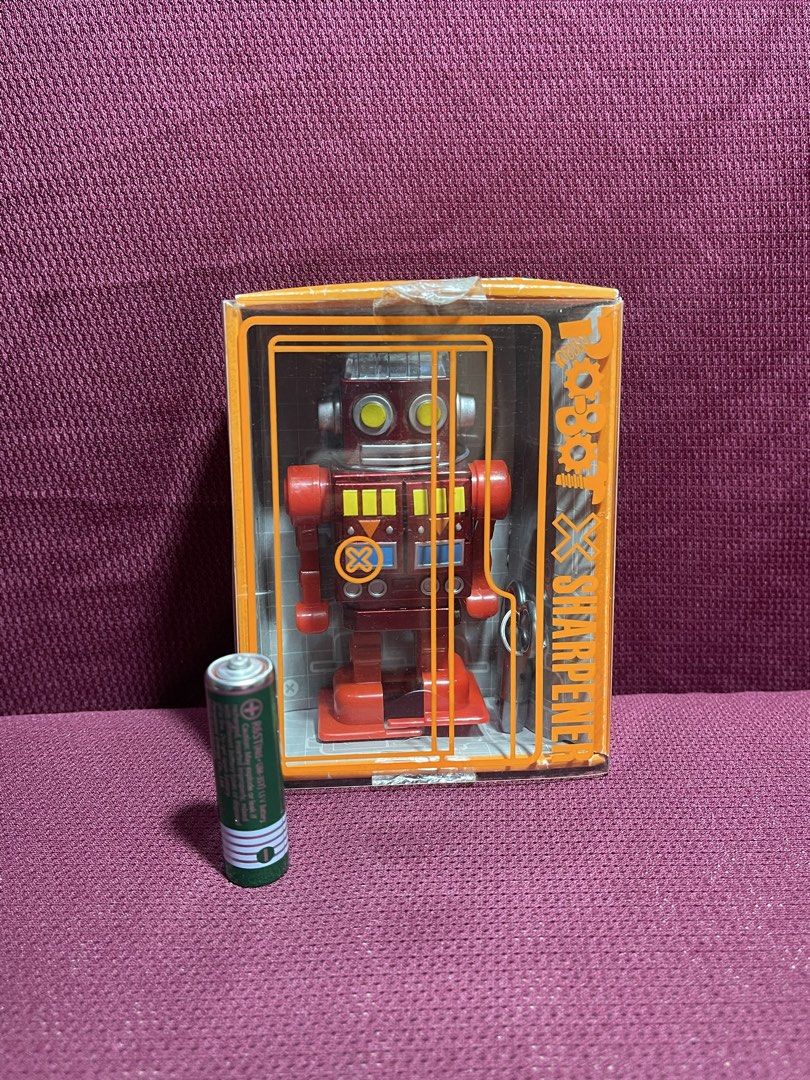Robot X Sharpener Red Wind-Up Toy (Category: Figurines & Statues) located in Manila. Submitted by dstrangerthings (Listing ID 1467740236, Image 2). Description: .