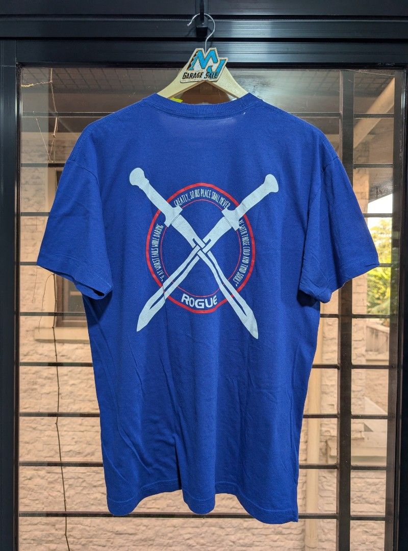 Rogue Apparel Graphic Shirt Size Large (Category: Tshirts & Polo Shirts ) located in Santa Maria. Submitted by mjgaragesale (Listing ID 1467809977, Image 1). Description: Rogue Apparel Graphic Shirt Size Large ◉ Conditon 9.6/10 ◉ Size Large on tag ◉ Dimensions: W22 L29 ◉ Back graphic prints ◉ Short sleeves ◉ 100% Legit/ Orginal ◉ Issue: pin hole at the back (checkout last pic) ◉ Ideal for casual everyday wear Can also do meet up around Bulacan on