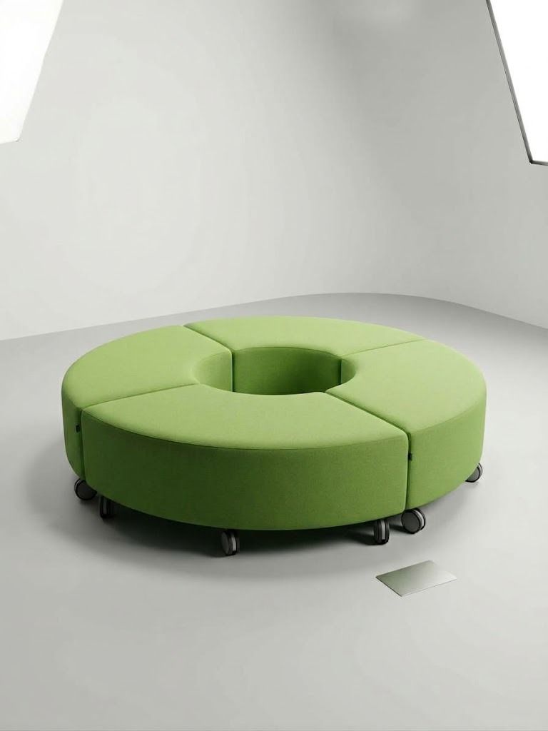 ROUND MODULAR BENCH (Category: Chairs) located in Valenzuela. Submitted by jesspesongco (Listing ID 1467670710, Image 1). Description: ROUND MODULAR BENCH BRAND: OKAMURA PRICE: P22,000 (P 5,500) - MODULAR DESIGN: Composed of individual segments joined to create a circular shape. - FLEXIBLE: Equipped with casters for easy mobility and reconfiguration 📍 LOCATION: OFFICEBUSTERS BALINTAWAK 👤 Look for: Hesus 📞 0961 690 4709.